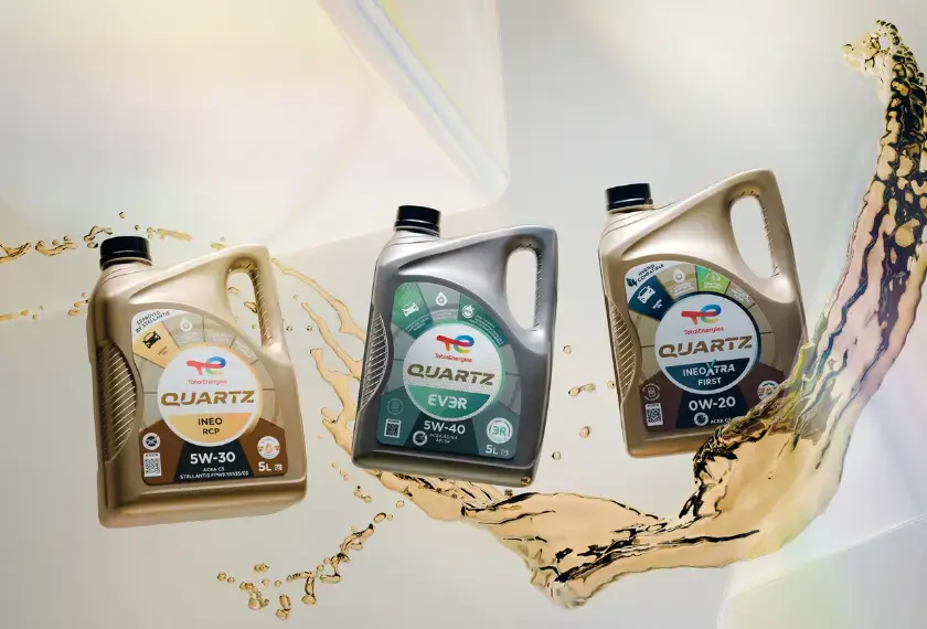 Quartz engine oil - website cover home page
