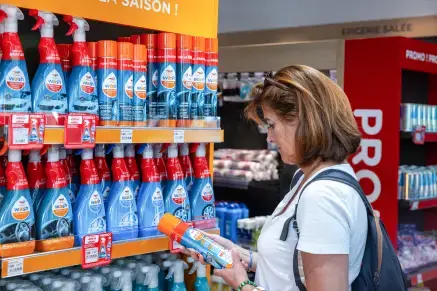 Achat de produit dans une station service