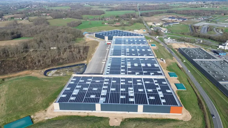 Toiture solaire Intex