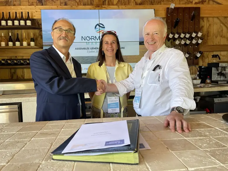 Signature partenariat CME x Normandie Maritime