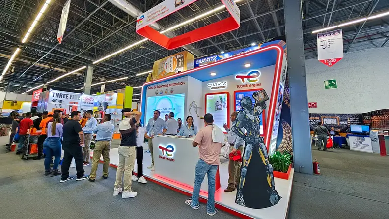 Stand de TotalEnergies en Expo Internacional RUJAC 2025.