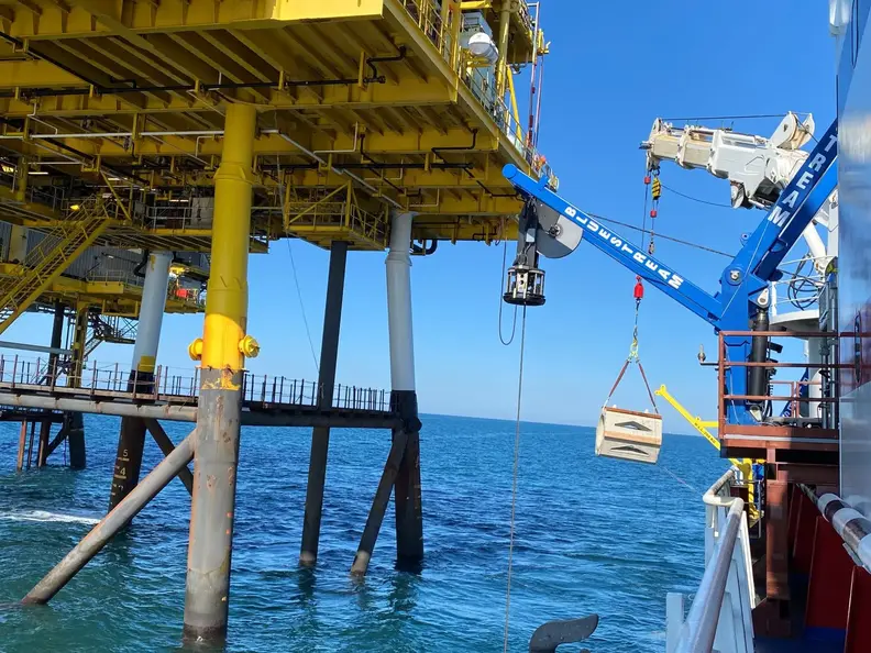 installation of artificial reef units at k5pk lr