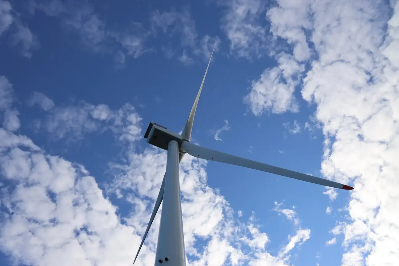 Seagreen offshore wind farm under construction, Scotland