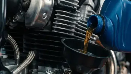 cambio de aceite de moto