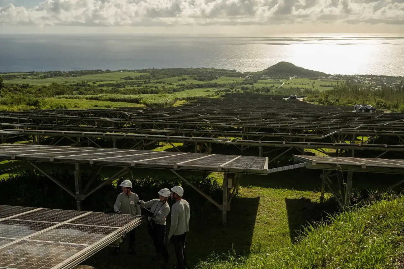 Mangassaye ground-mounted solar farm, Piton Sainte-Rose, Réunion