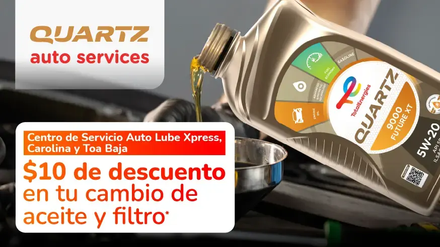 Oferta QAS Auto Lube Xpress Cambio de Aceite