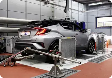 Toyota Hybride sur banc d'essai