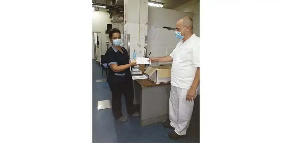 PAMMAKARISTOS hospital with donation of meals