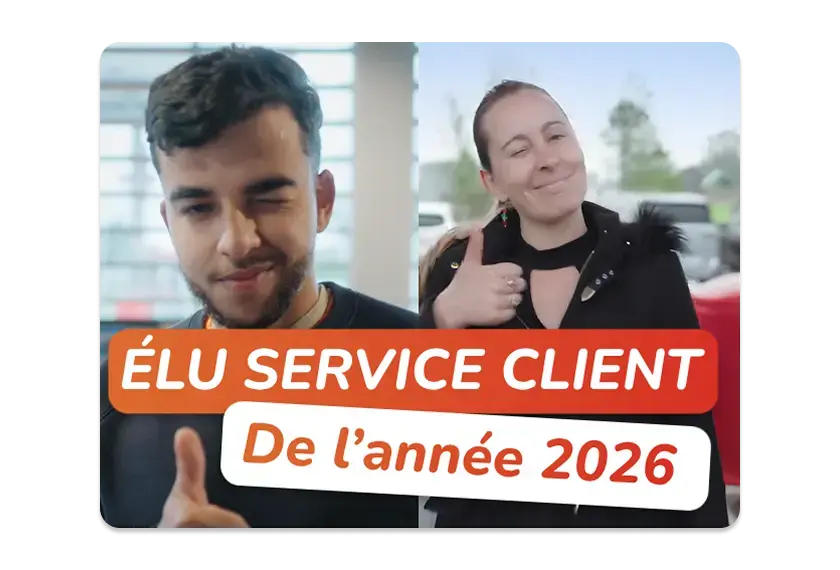 Élu Service Client de l’Année 2026 pour la 17ème année consécutive !