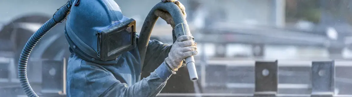 quenching process on a steel factory