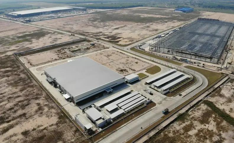CoorsTek facility in Rayong, Thailand where a new rooftop and carport solar photovoltaic (PV) system will be installed by TotalEnergies ENEOS