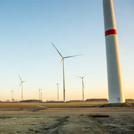 Windkraftanlagen an Land