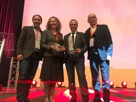Photo trophée MGP SN Espoir de l'Économie du Loiret