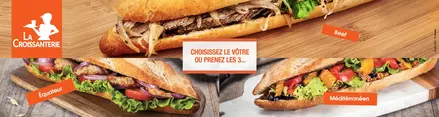 Mise en avant Sandwich La croissanterie