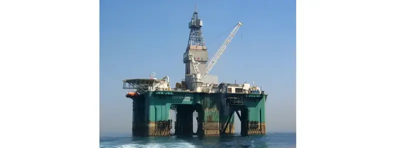 The semi-submersible rig Leiv Eiriksson