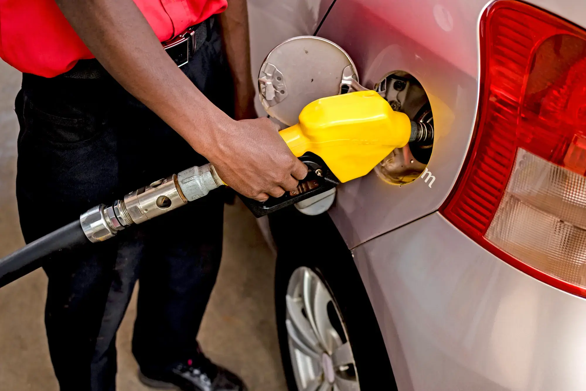 Service station of Limuru Road in Kenya