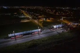 Convoi nocturne des équipements