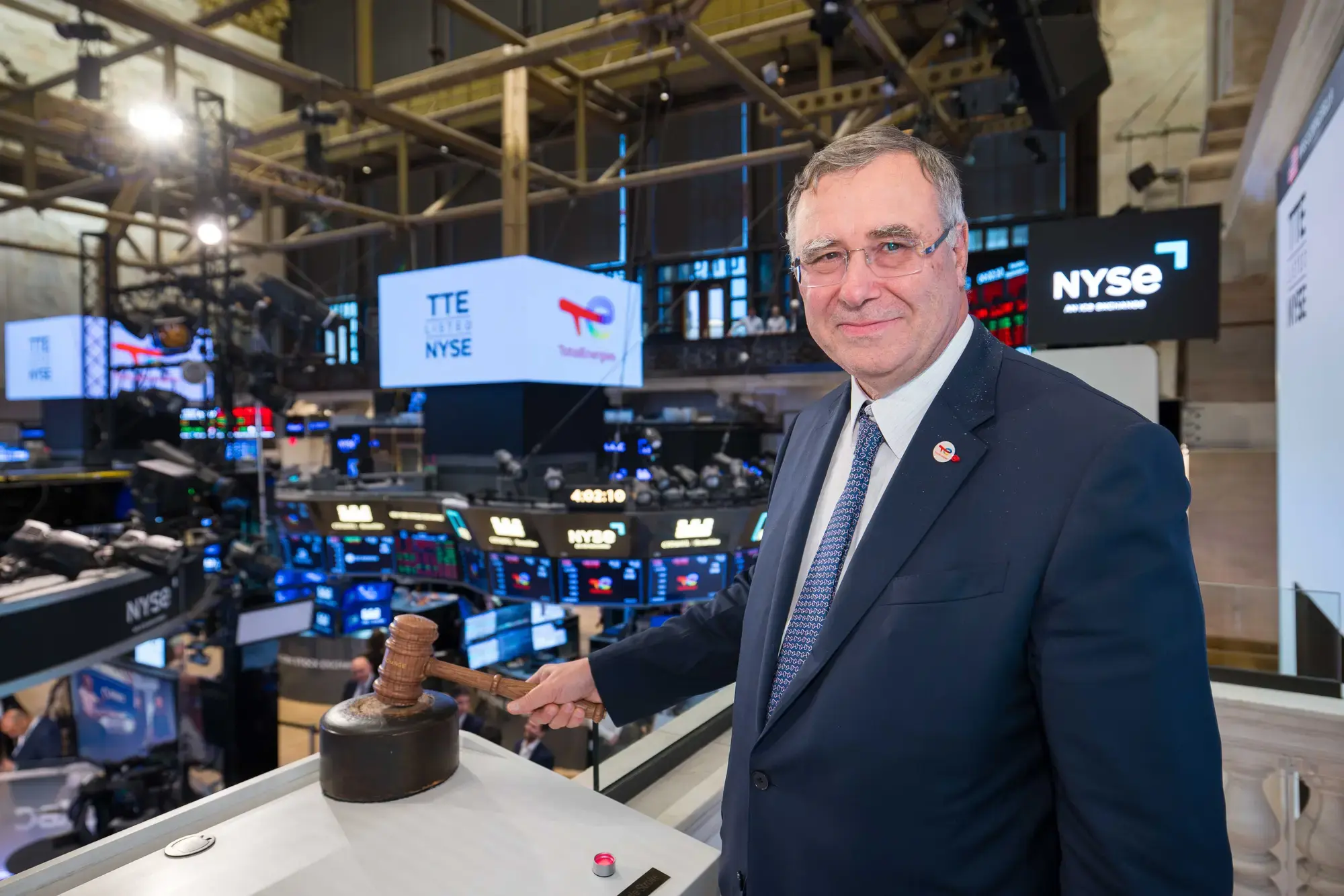 Patrick Pouyanne at NYSE