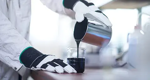 Analyse von Bitumen im Labor