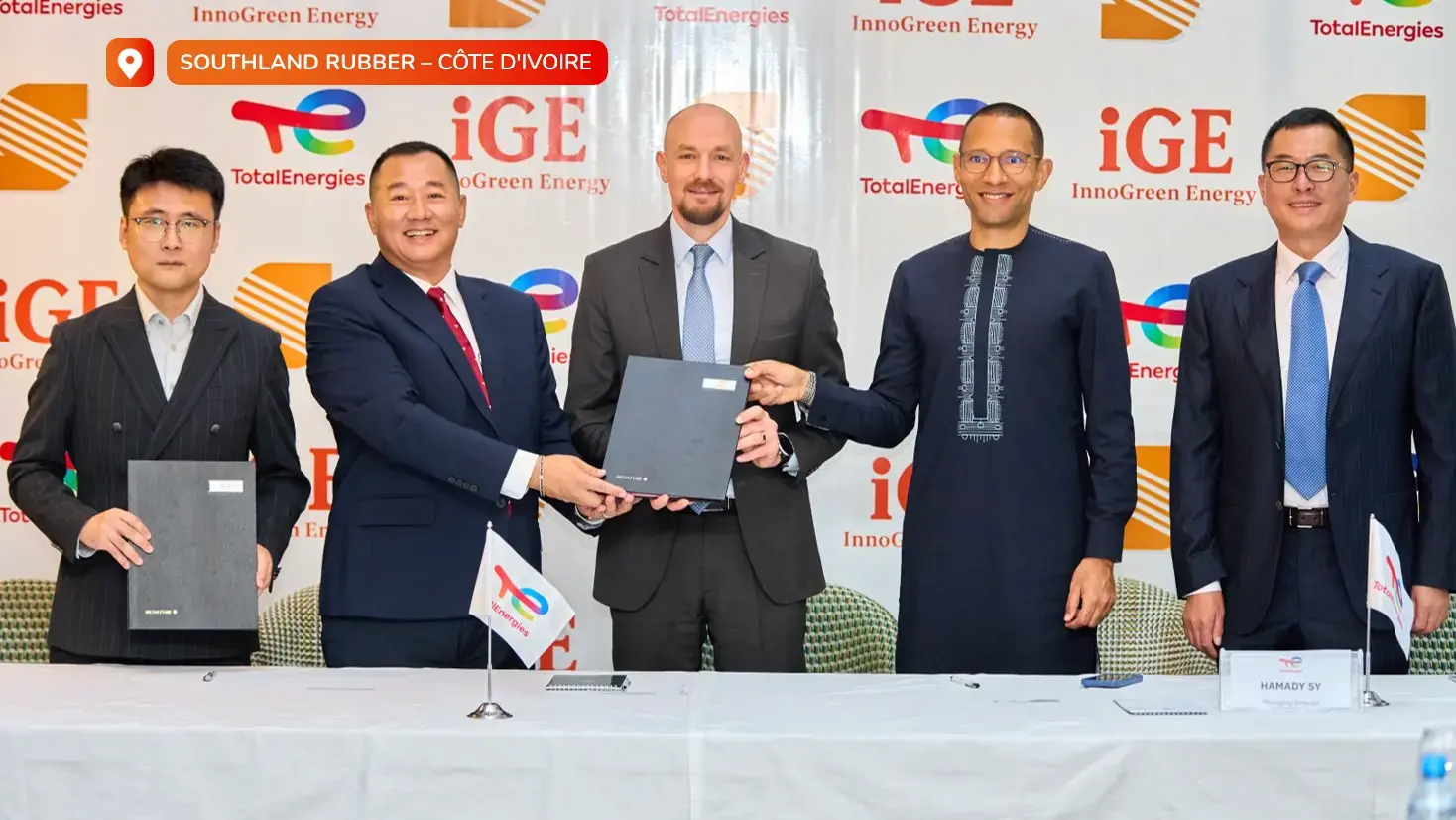 Signing Ceremony TotalEnergies and Southland - Cote d'Ivoire