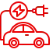 Elektromobilität E-Auto Icon