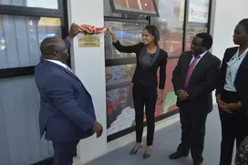 Commemorative plaque unveiling, new Head office inauguration