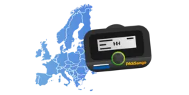 Une carte d'europe et un appareil passango