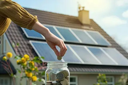 panneau solaire economie - 33%