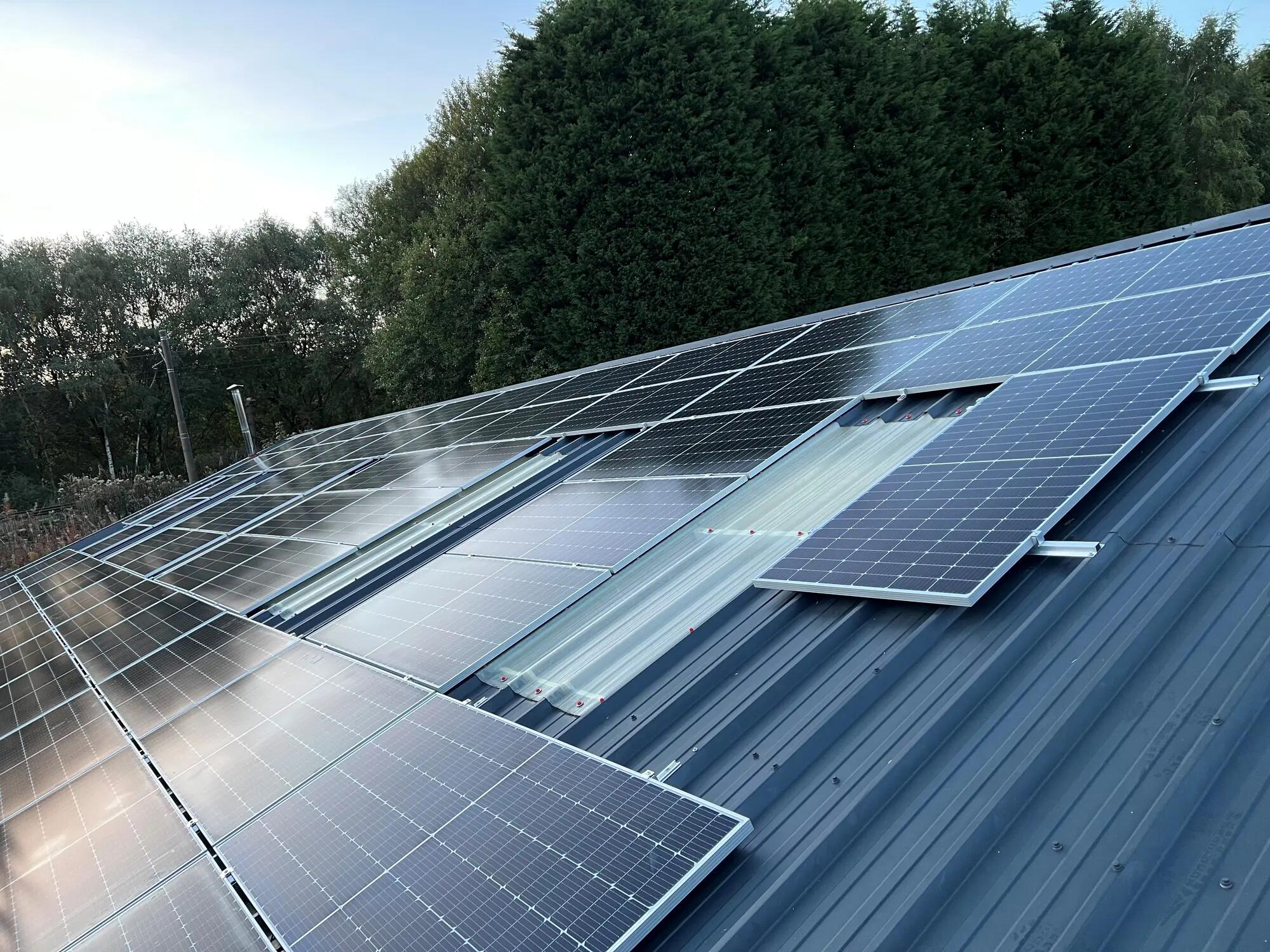 Fit for the future 2024 Bury Road Garage solar panels