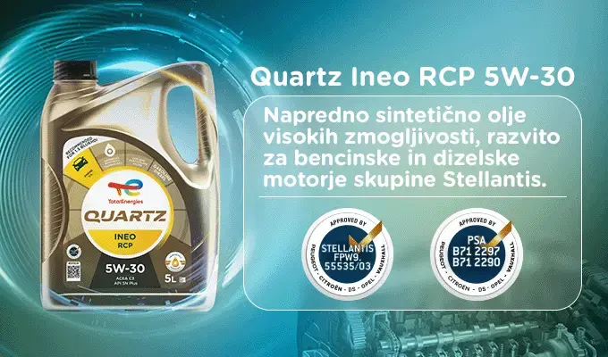 Quartz Ineo RCP 5W-30 – motorno olje