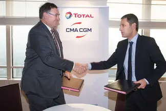 Patrick Pouyanné, Agreement TOTAL &amp; CMA-CGM