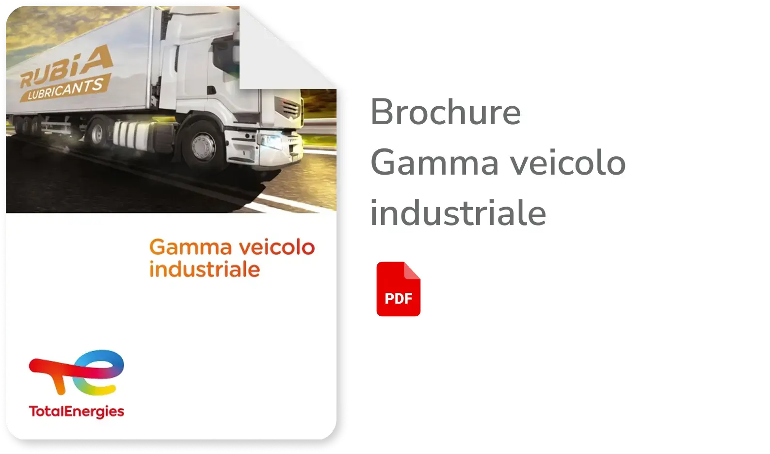 Scopri la brochure Gamma veicolo industriale