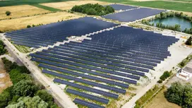 survol aérien de la centrale d'OSM