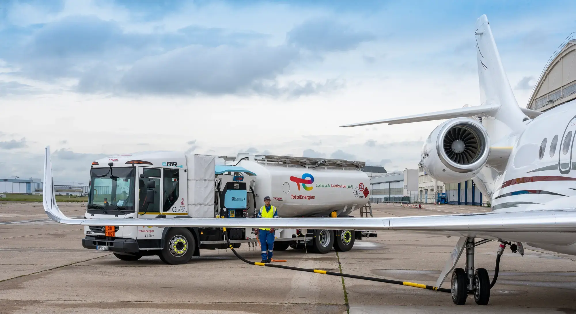 Photos Le Bourget -  Avitaillement aviation TotalEnergies