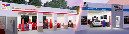 Mantención del auto en la red de talleres de TotalEnergies