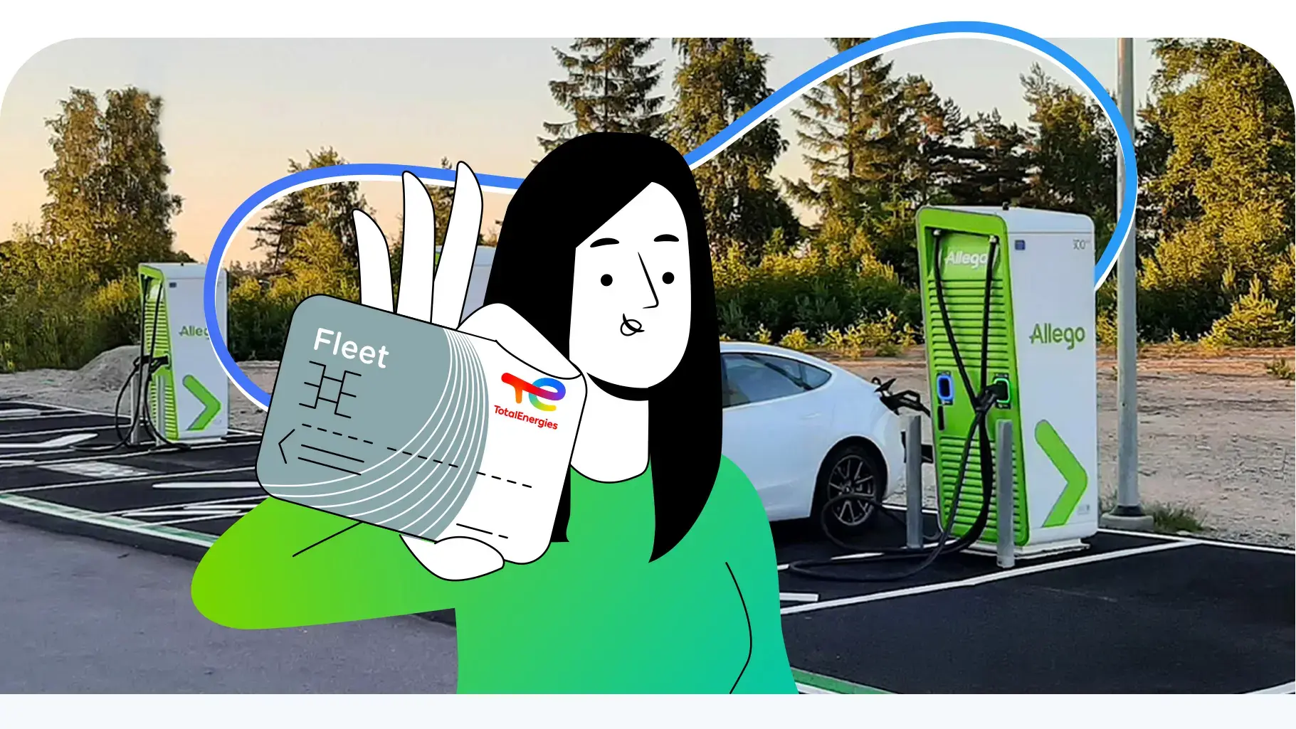 10% de remise sur la recharge électrique chez Allego en France avec la carte Fleet de TotalEnergies