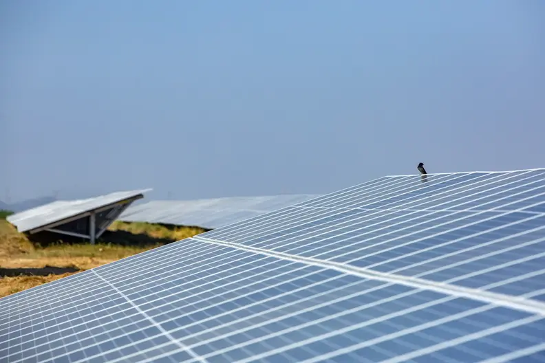 Khirasara Solar Power Plant, Gujarat, India