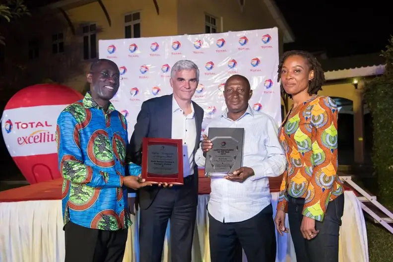 safety_transporter_of_the_year_duah_boakye_trading_in_a_pose_with_md_of_total_ghana_director_of_licensing_at_npa_and_operations_manager_of_total_ghana
