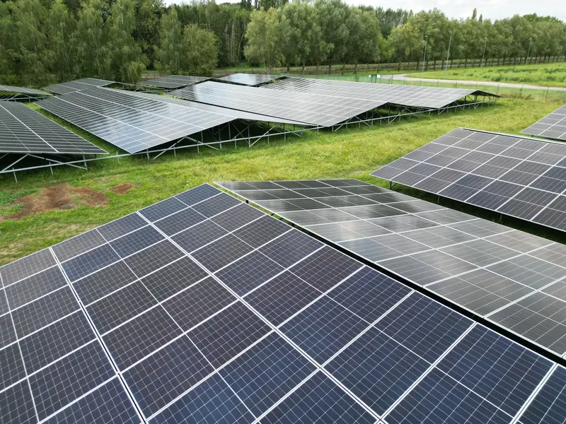 Materne - Belgium - ground mounted on site solar solution - DG EU