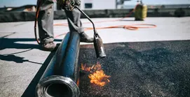 bitume feu