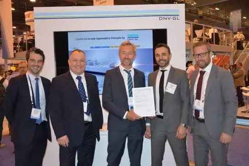 Cold Pad OTC Houston 2018 - Remise de certificat DNV GL