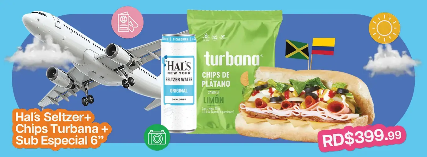 ¡Gana un viaje al destino que tú elijas! Con Hal’s, Turbana y Bonjour, ¡tú decides a dónde ir! Participa en la promoción “Al destino que quieras” y podrías ganar dos boletos aéreos para ti y un acompañante a Colombia o Jamaica. ¡Tú eliges!