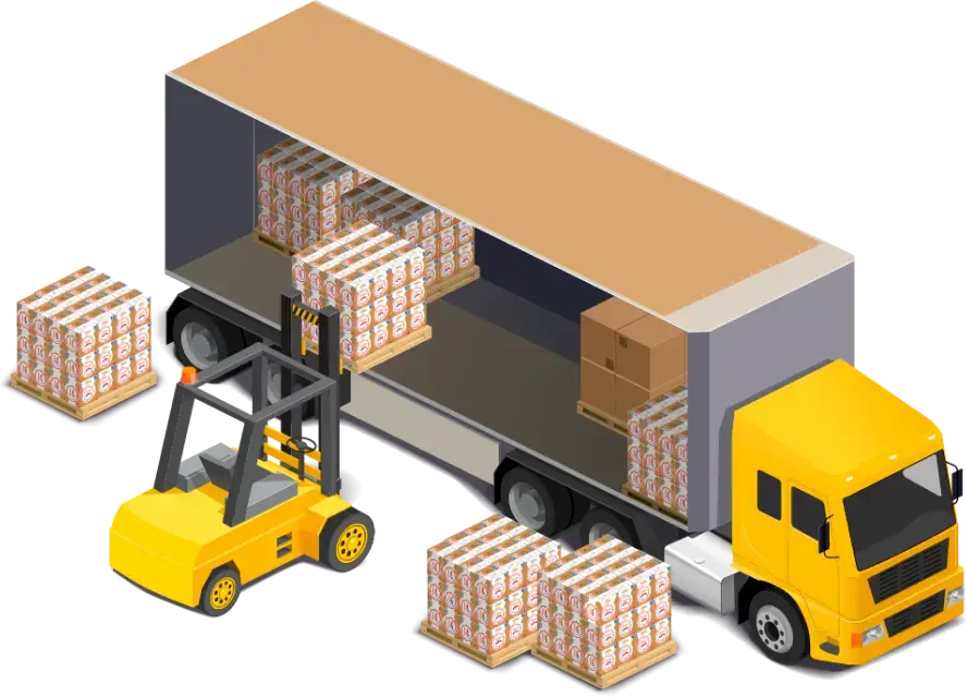 more volume per pallet