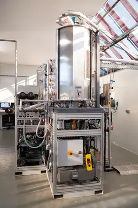 Membrane separation pilots for the bridging of innovative gas treatment processes