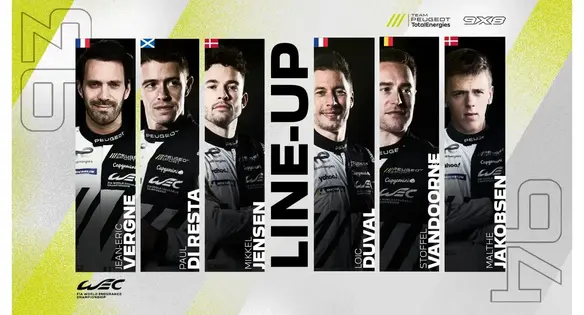 Team Peugeot TotalEnergies 2025 Driver Line-Up