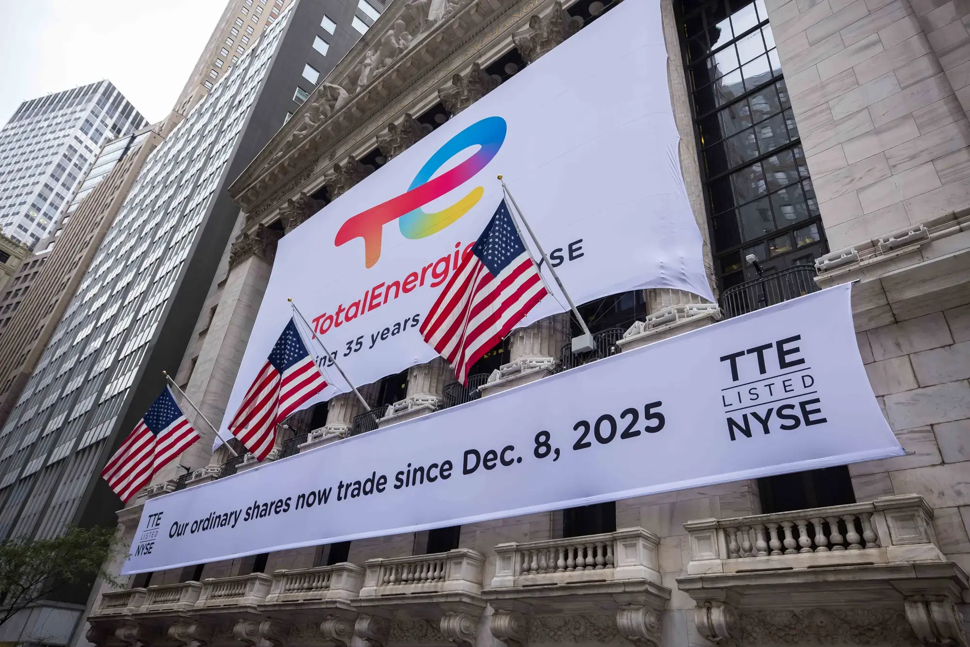 TotalEnergies banner NYSE