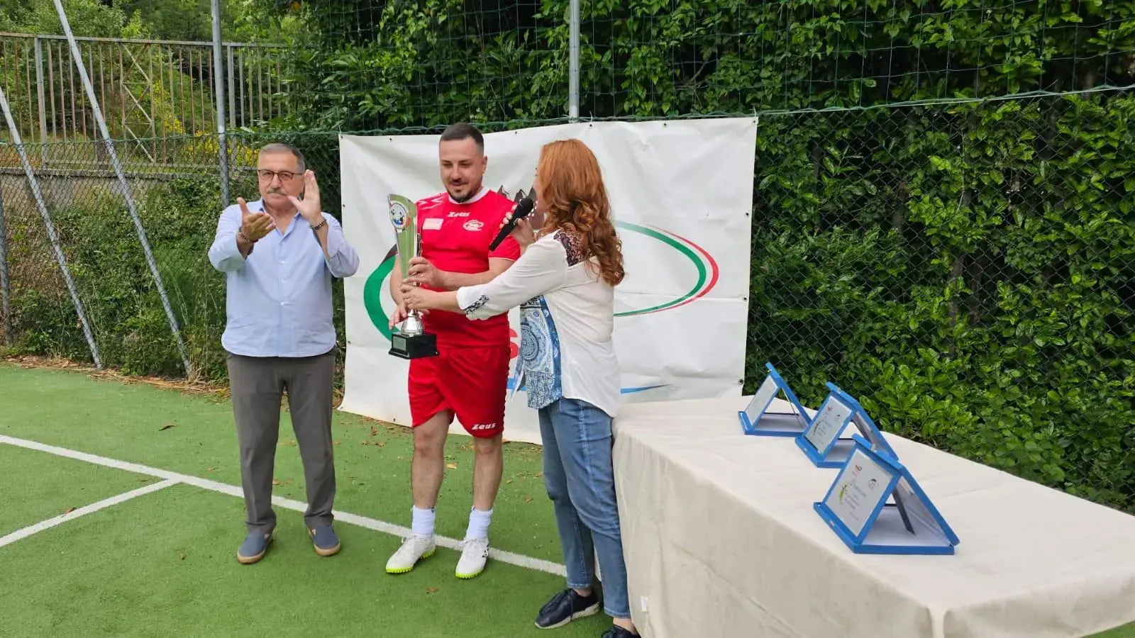 Premiazione Vincitore Torneo del Sauro