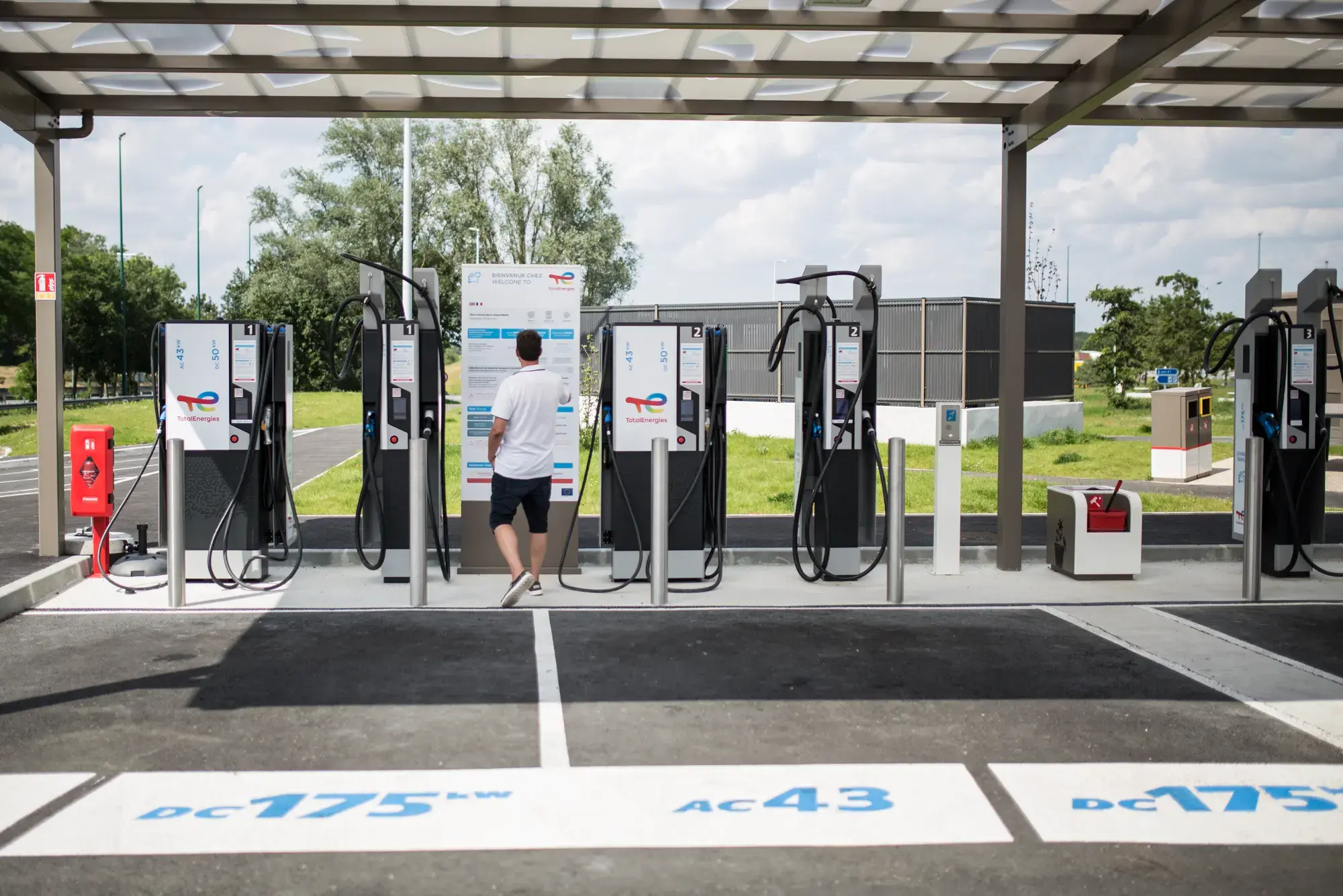 Station TotalEnergies solarisée à Ressons