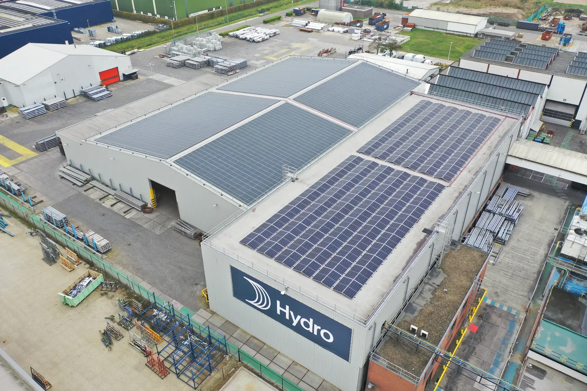 Norsk Hydro - Netherlands - on site solar rooftop installation - DG EU