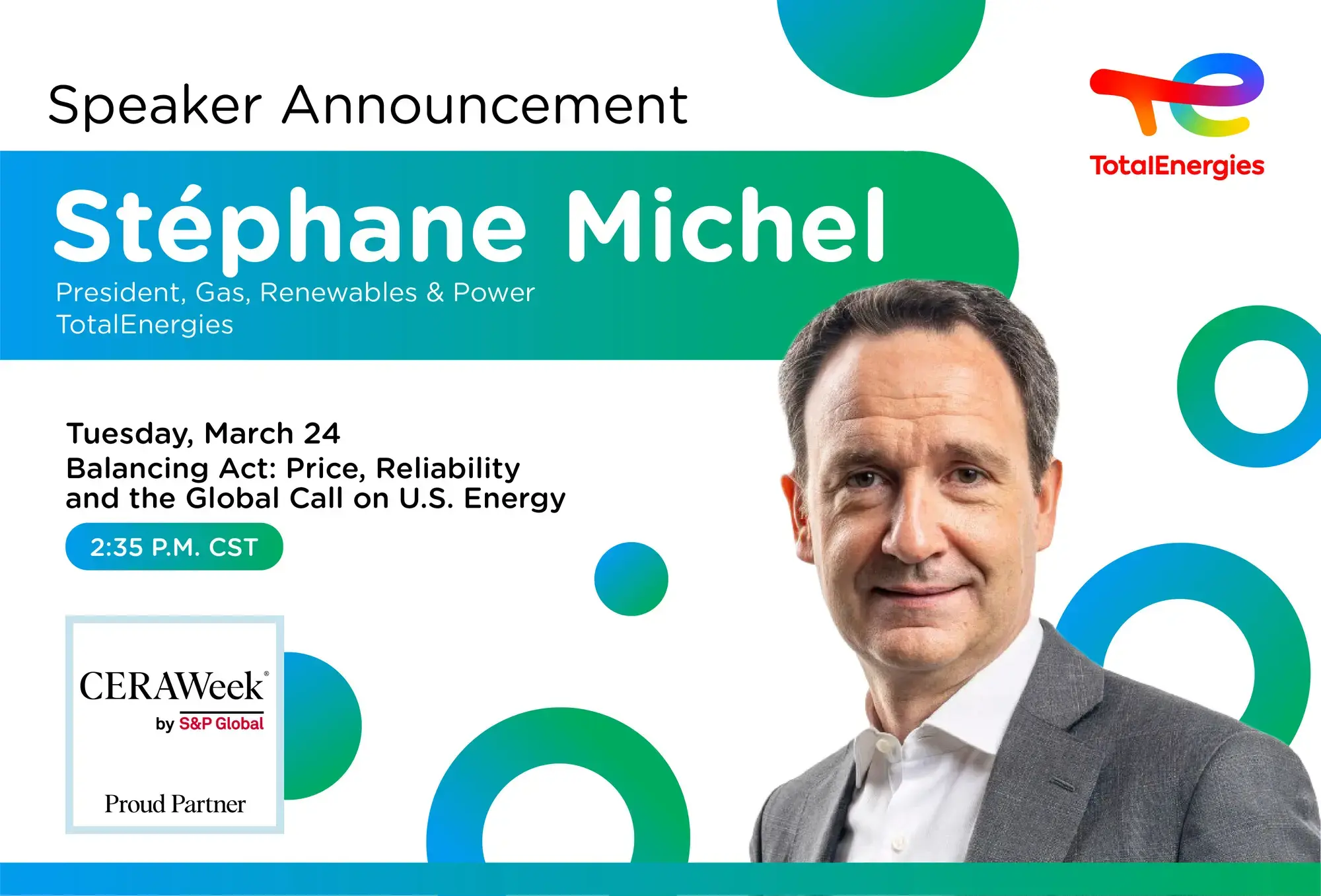 CERAWeek website banners